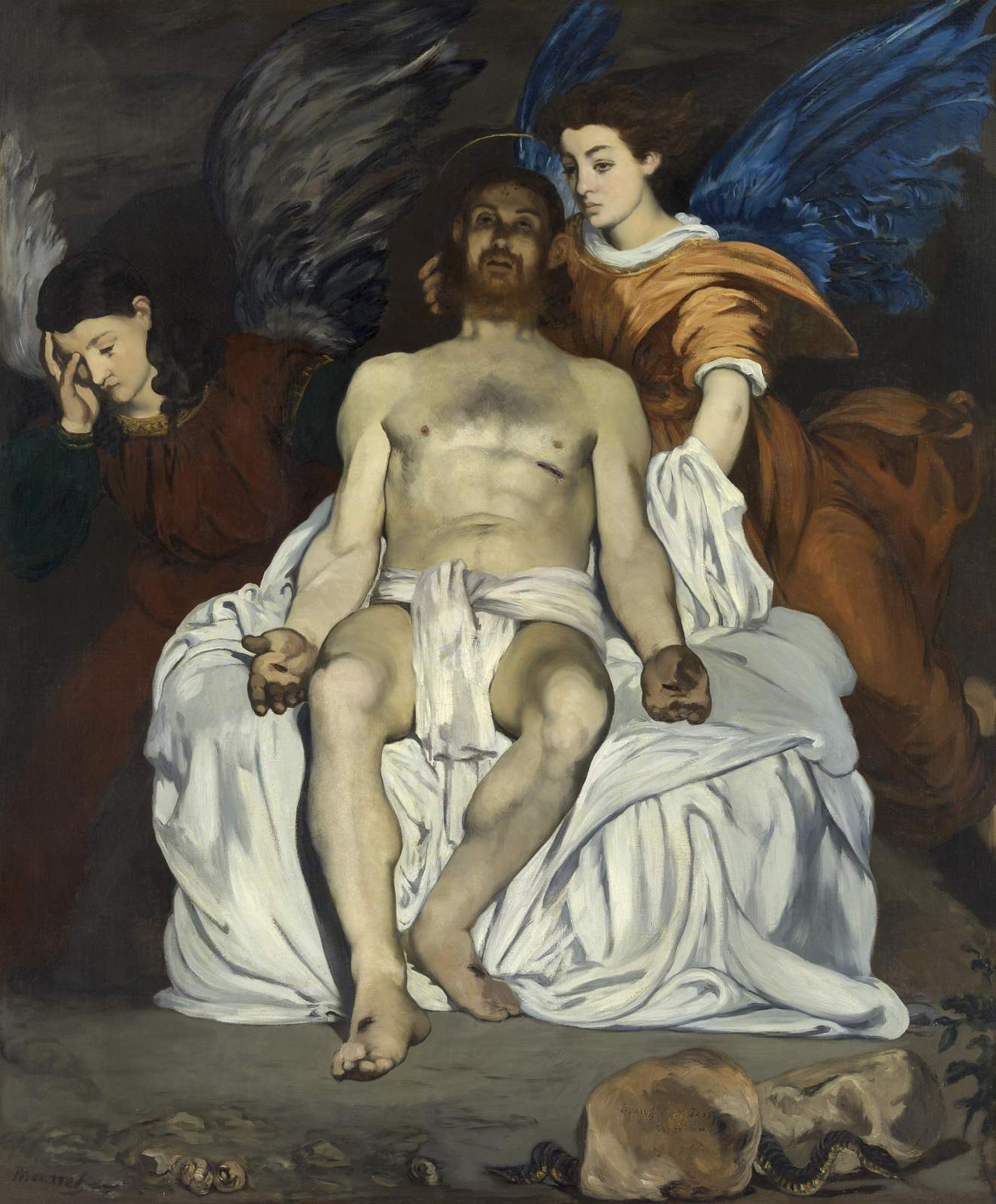 Religious Angels with Christ Wall Art