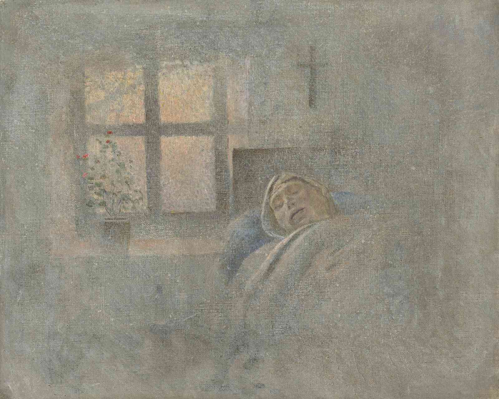 Serene Slumber: Tranquil Portrait Wall Art