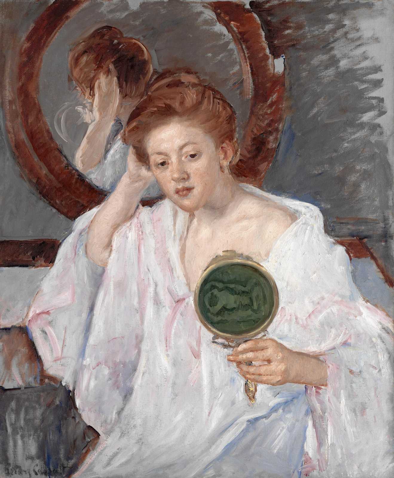 Intimate Reflection Woman's Portrait Wall Art