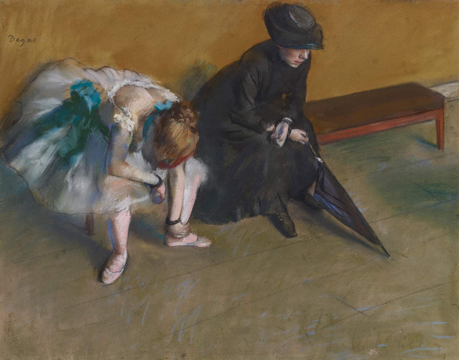 Degas Ballet Dancer Waiting Room Wall Art