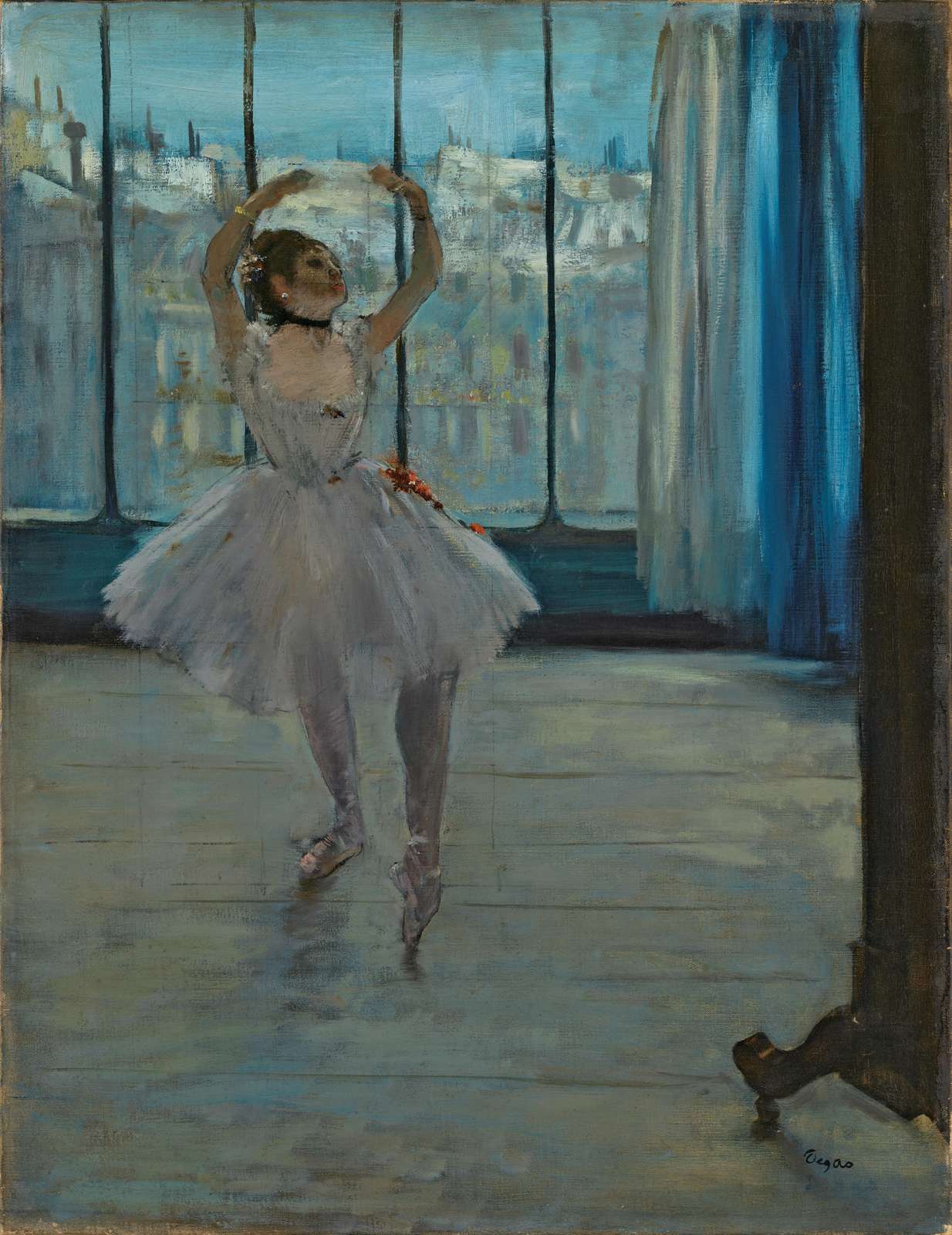Ballet Dancer at the Window Wall Art