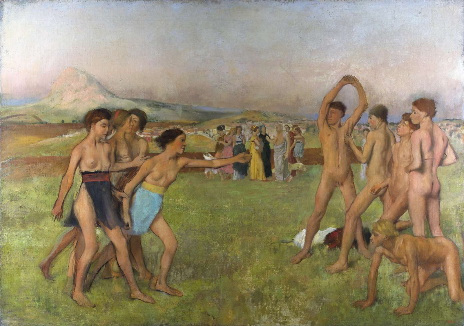 Ancient Athletes & Spectators Wall Art