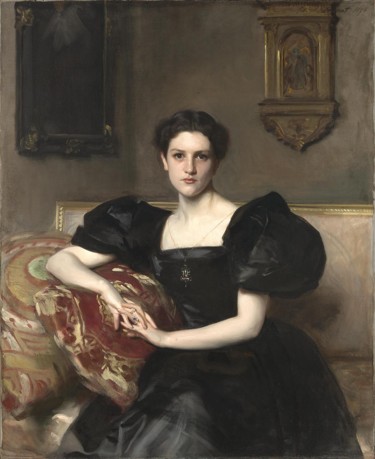 Elegant Woman Portrait Fine Art Wall Art