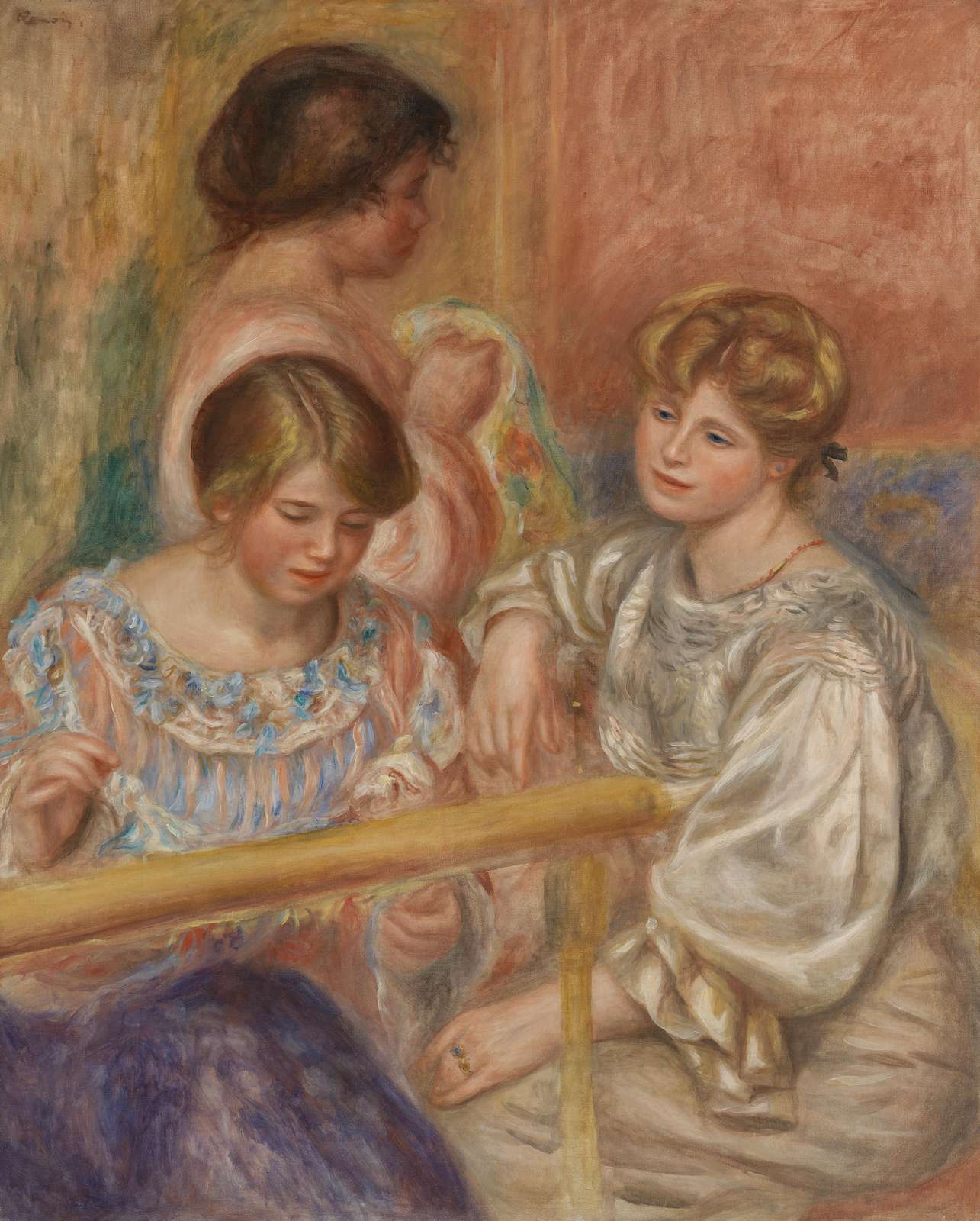 Renoir's Young Girls at the Piano Wall Art