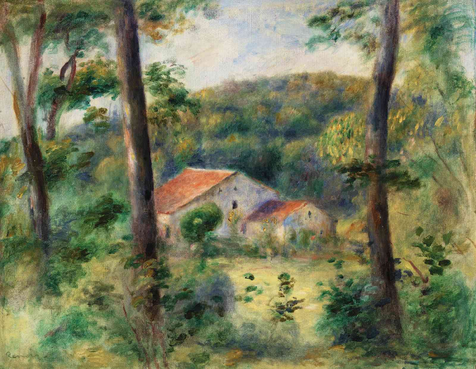 Impressionist French Countryside Farmhouse Wall Art