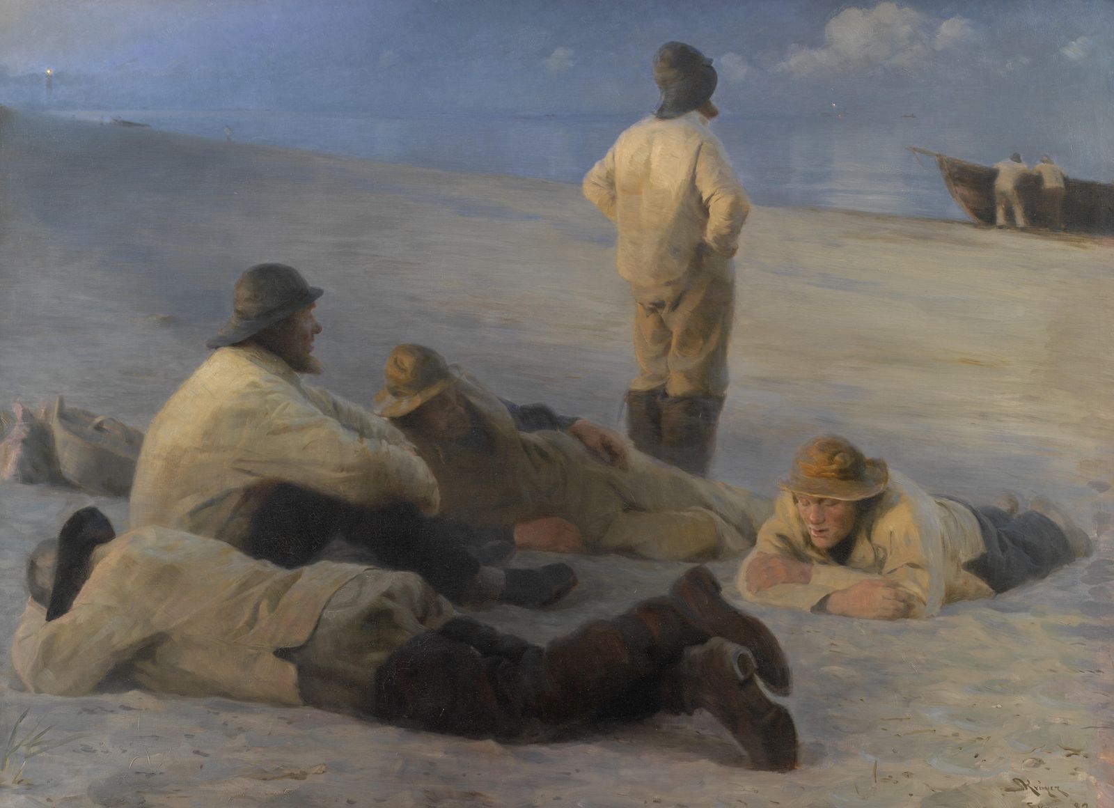 Coastal Serenity Fishermen Wall Art