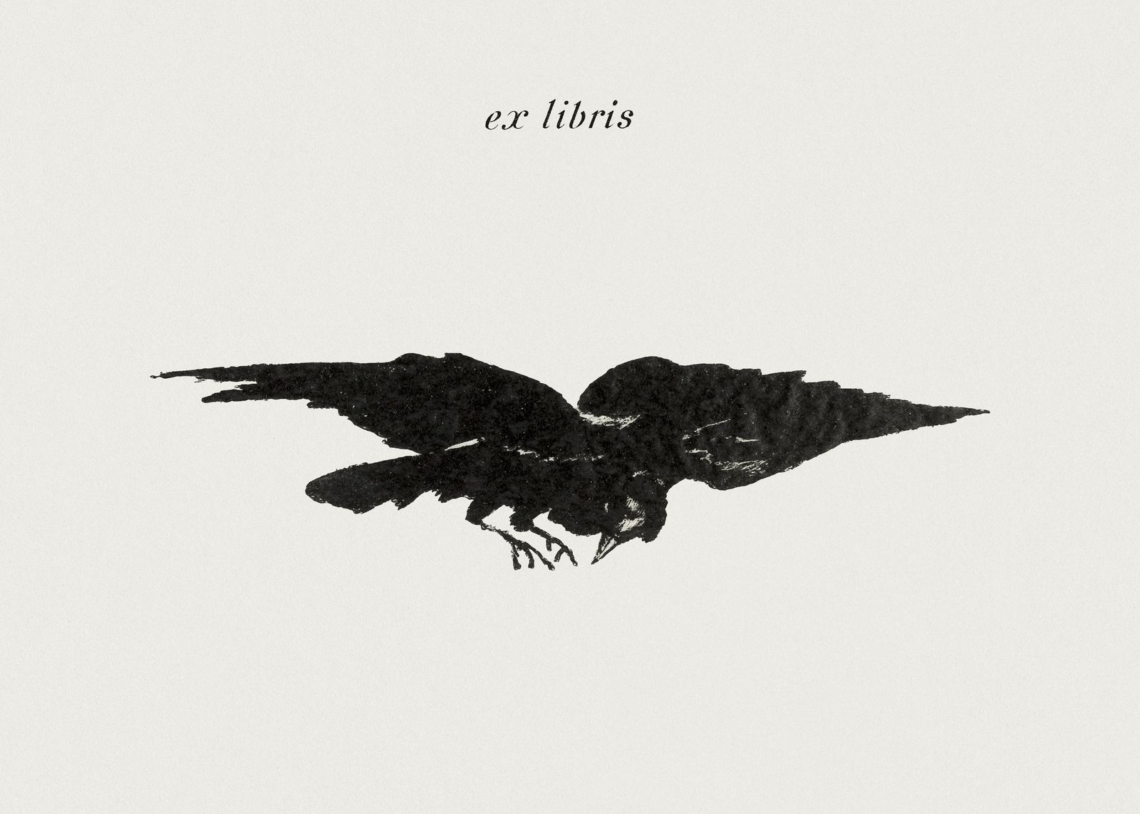 Mystic Raven "Ex Libris" Wall Art