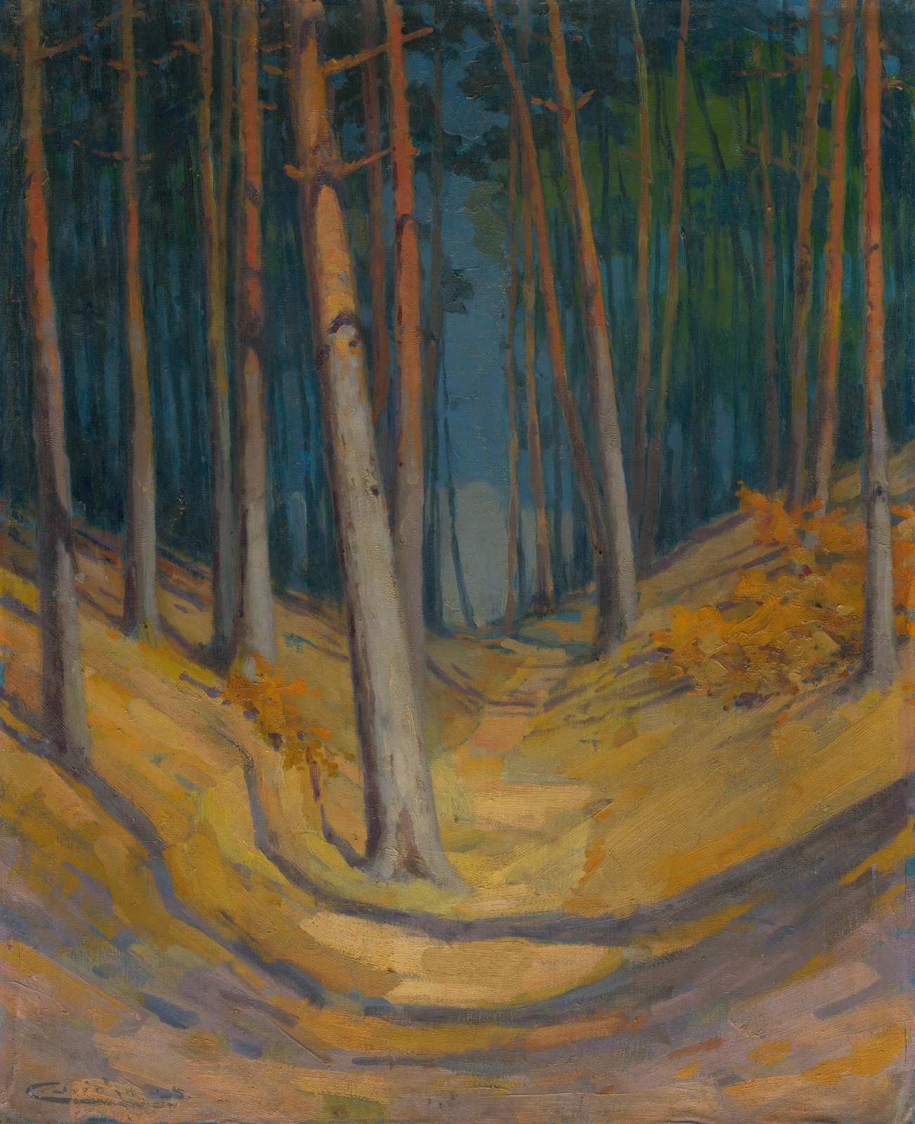 Enchanting Forest Path Autumn Wall Art