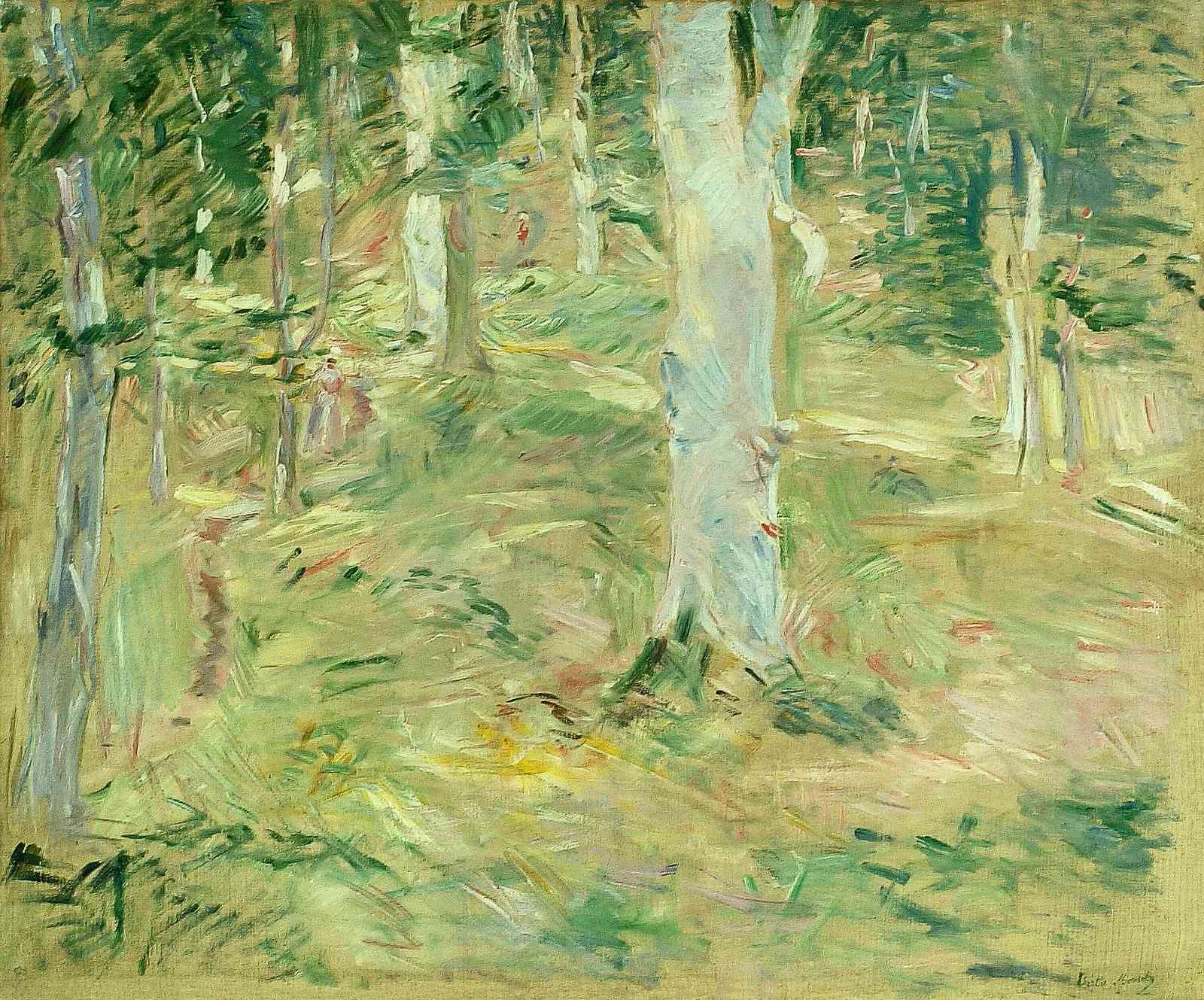Impressionist Forest Path Wall Art
