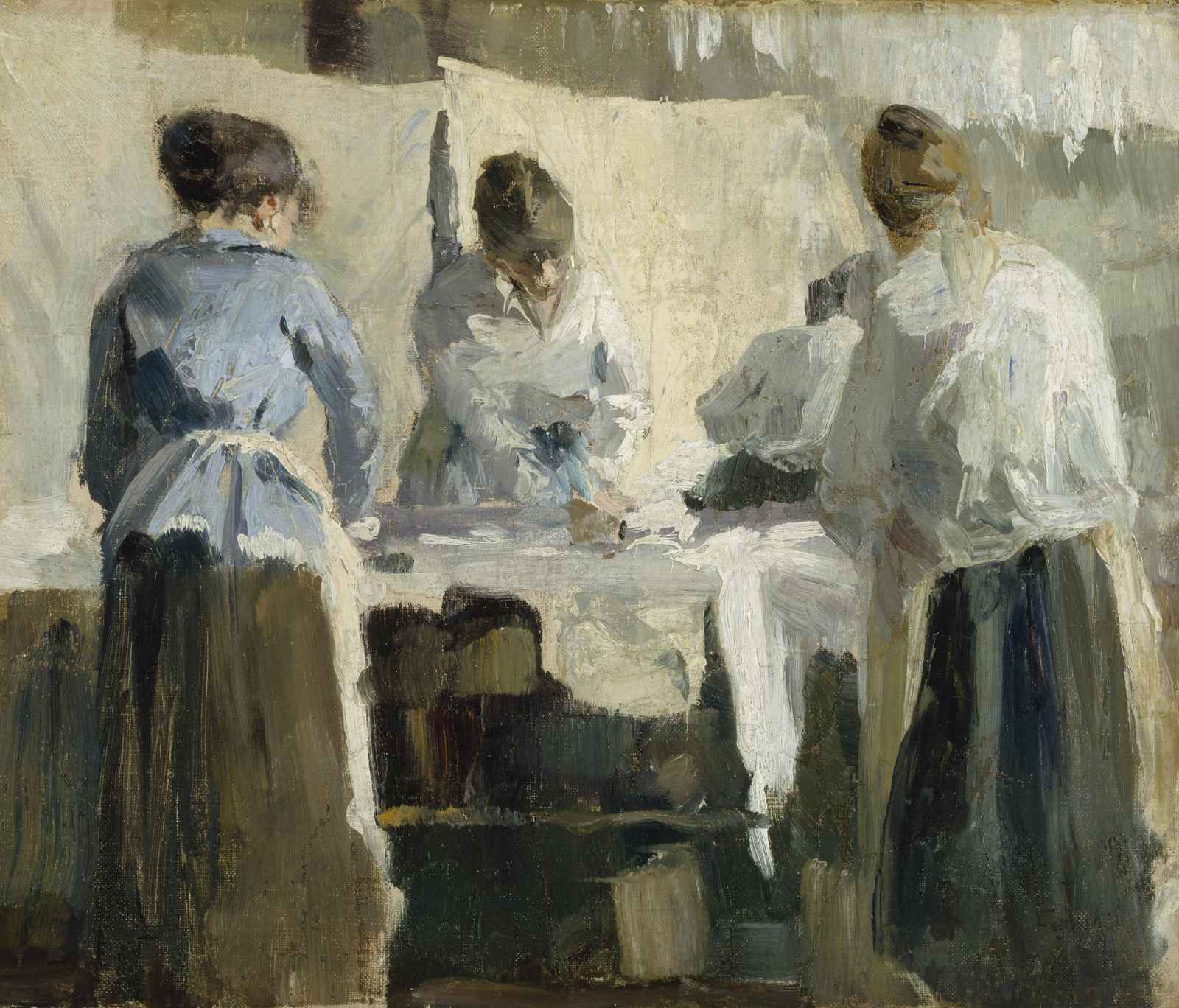 Impressionist Women at Work Wall Art