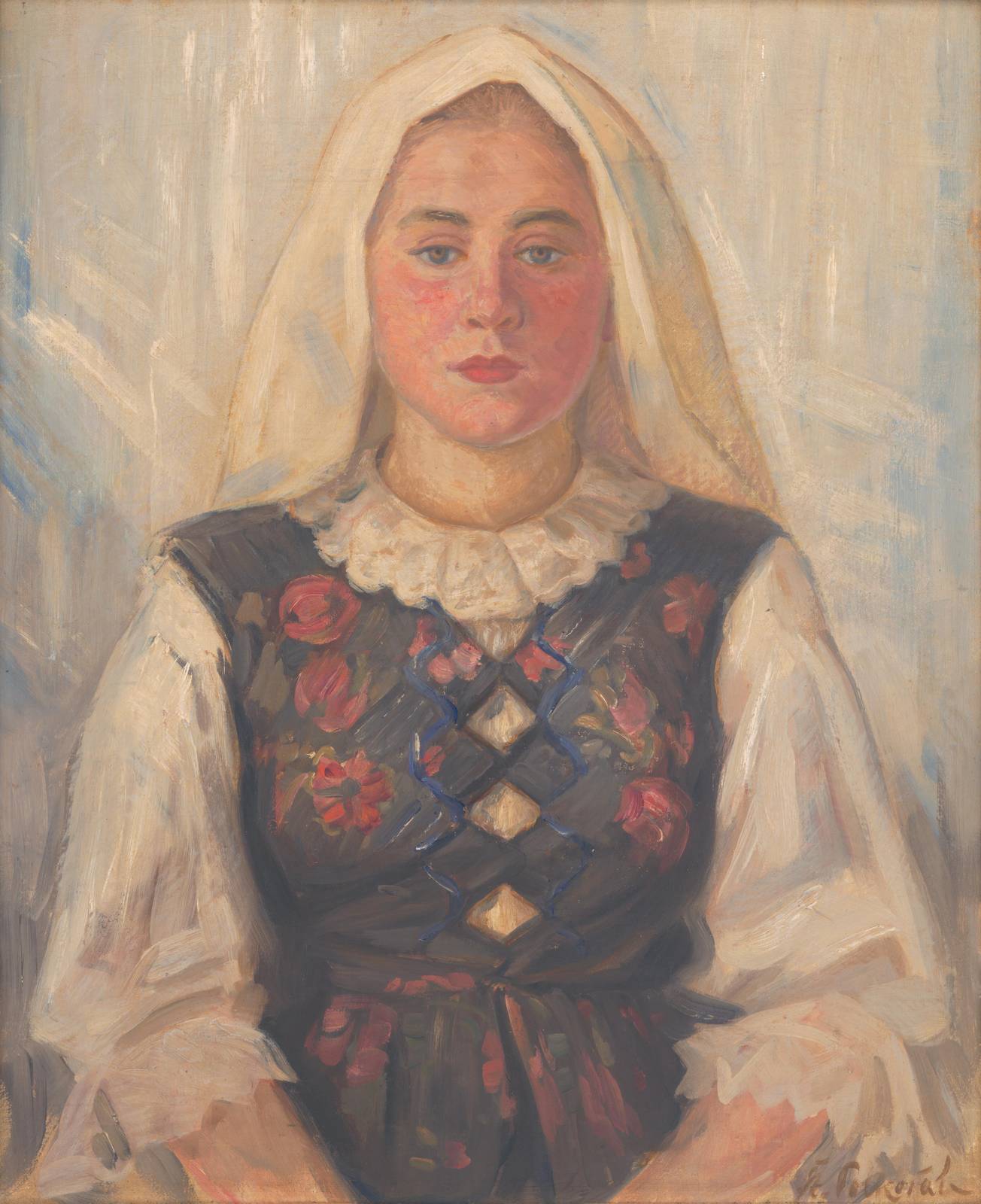 Elegant Portrait of a Woman Wall Art