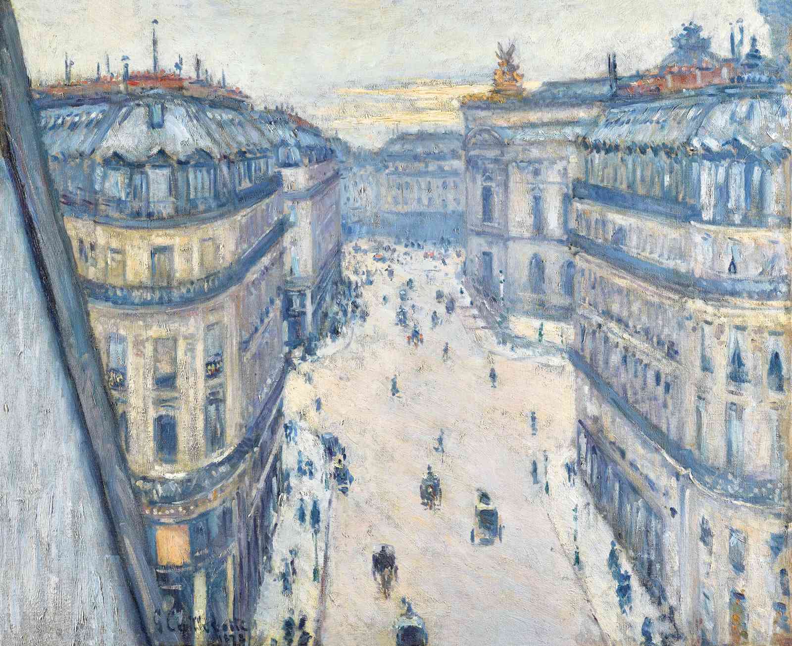 Impressionist Parisian Street Scene Wall Art