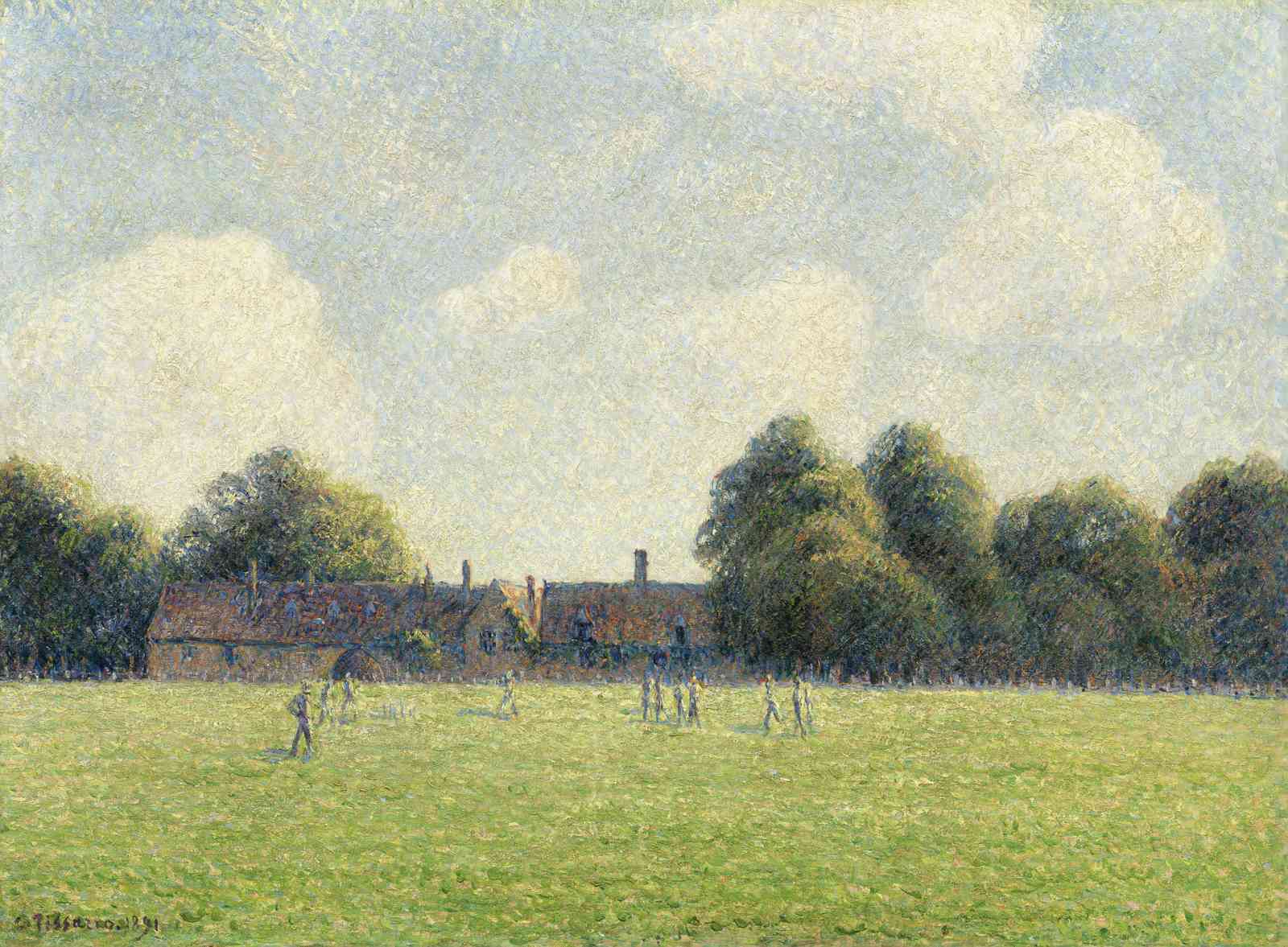 Serene Summer Field Cricket Wall Art