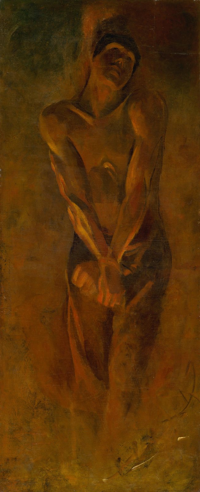 Man in Shadows Expressionist Wall Art