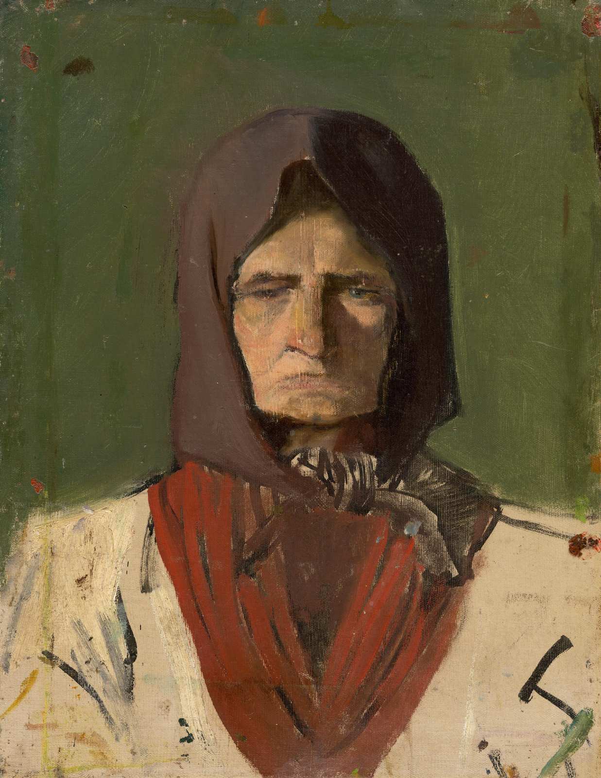 Intense Portrait of a Woman Wall Art