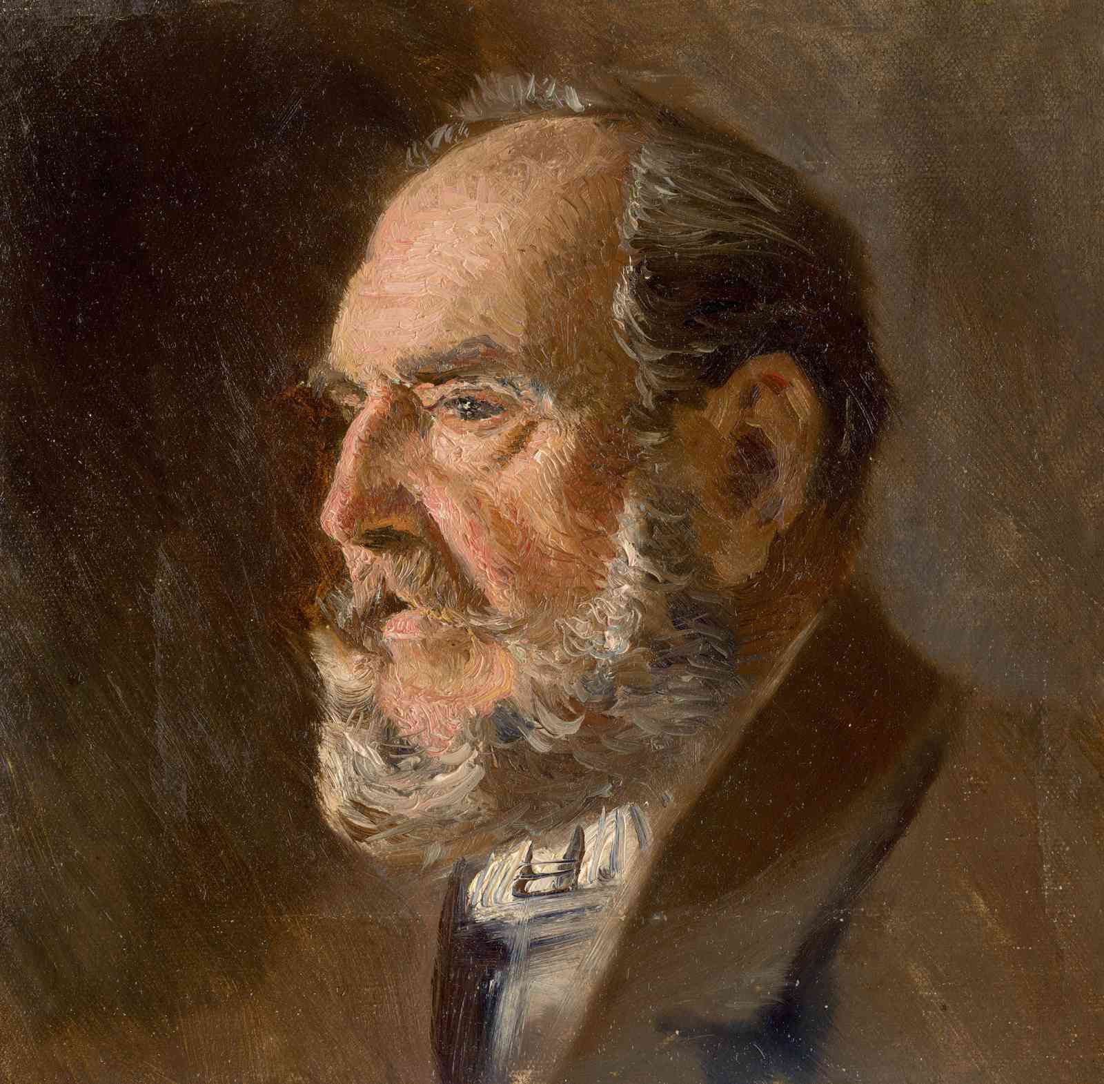Distinguished Gentleman Portrait Oil Painting Wall Art