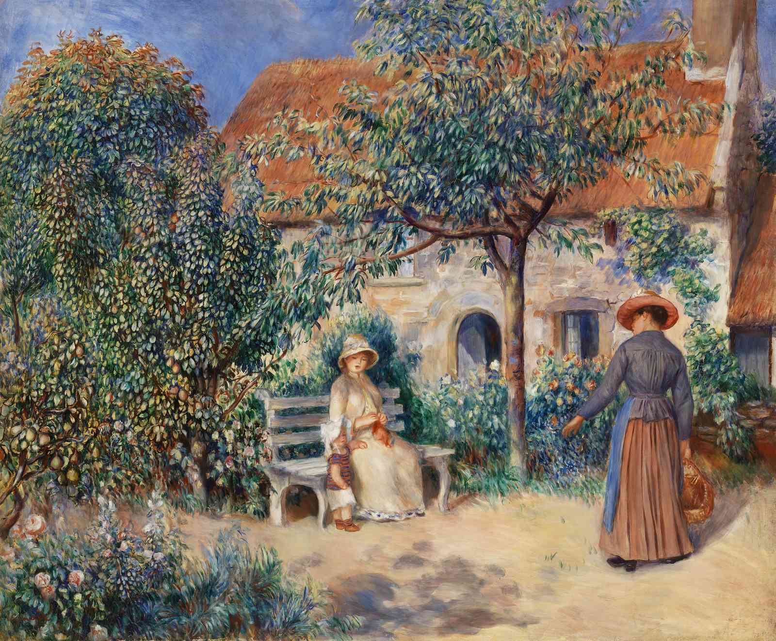 Enchanting Garden Scene Wall Art