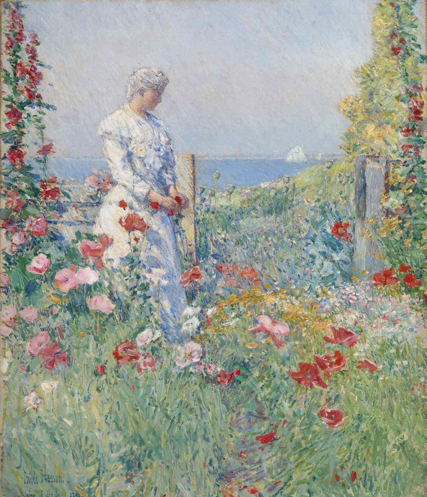 Poppy Garden Serenity Impressionist Wall Art