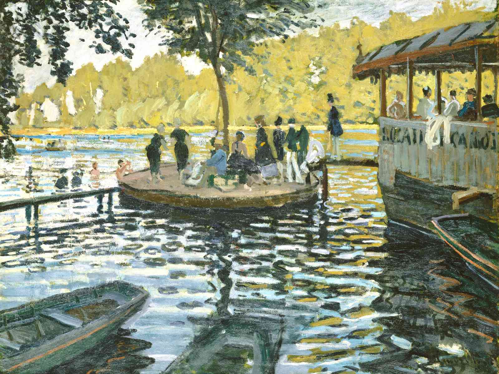 Impressionist River Scene Wall Art