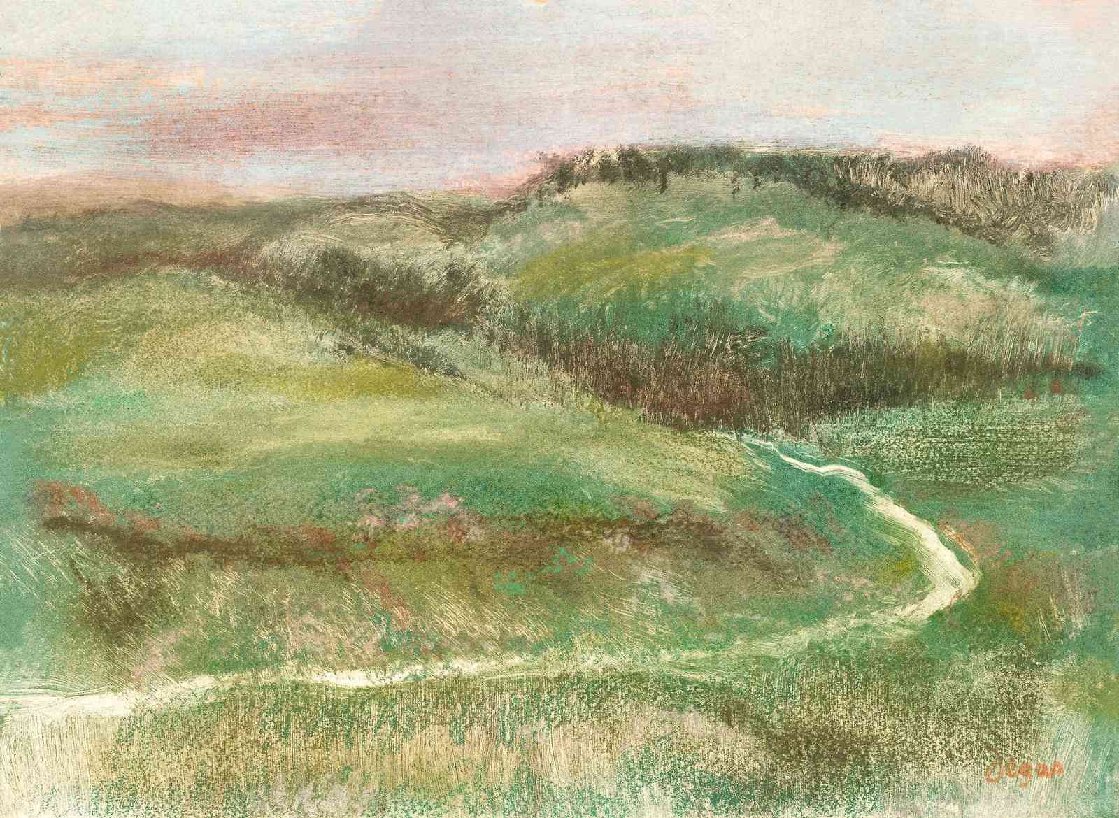 Serene Meadow & Rolling Hills Wall Art