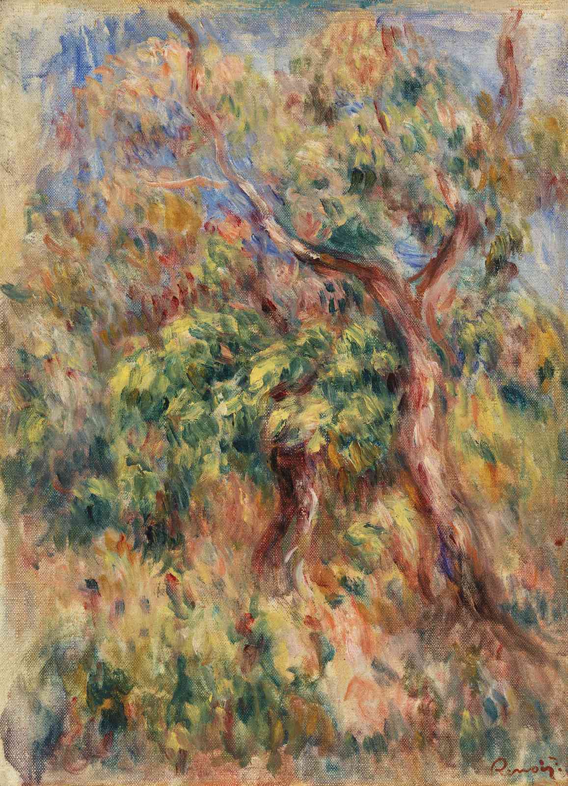 Impressionist Tree Branches Wall Art