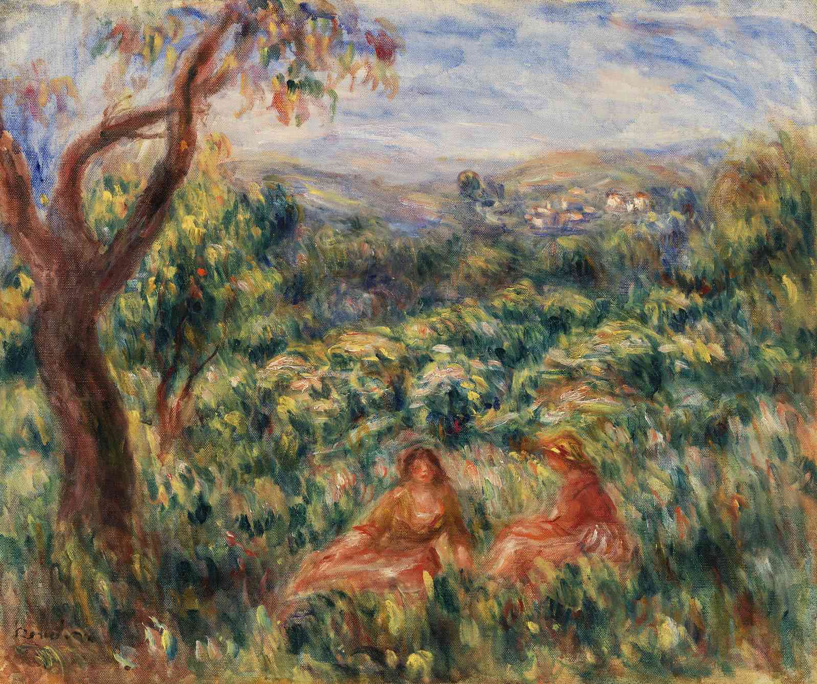 Impressionist Picnic Scene Wall Art