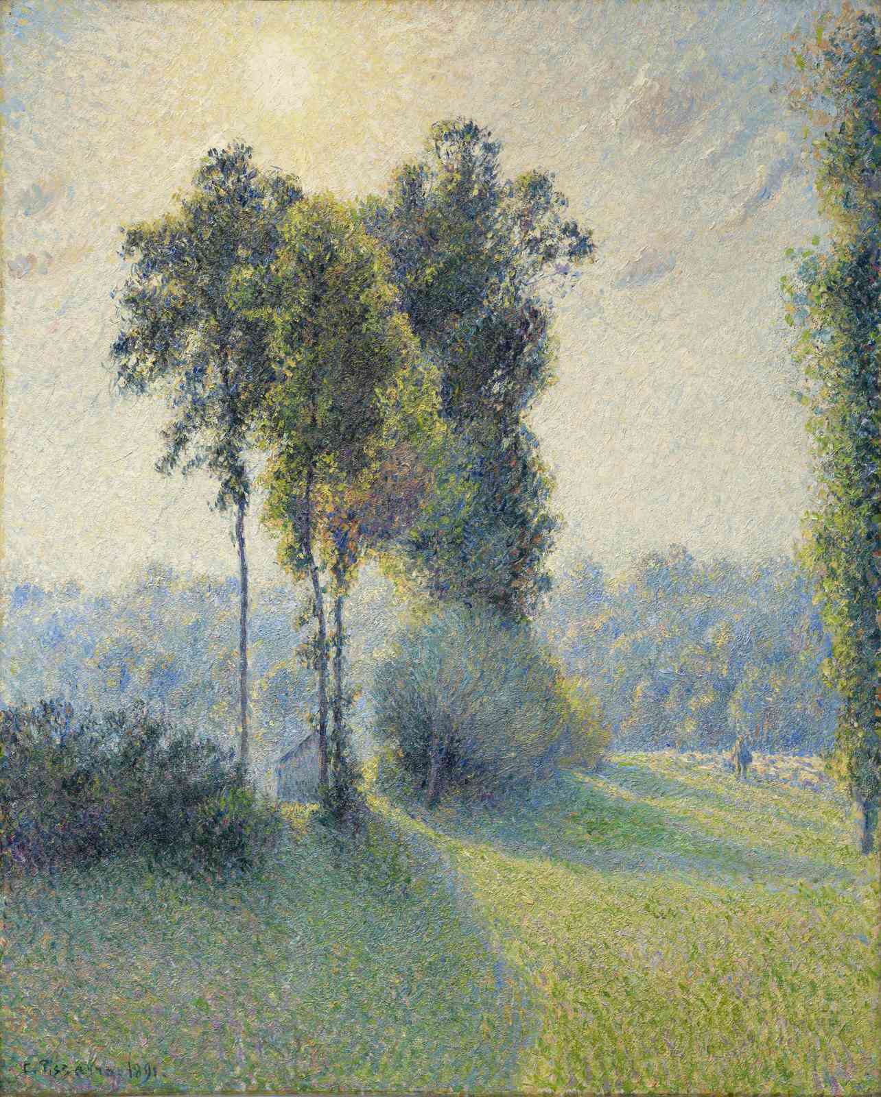 Impressionist Landscape Trees Wall Art