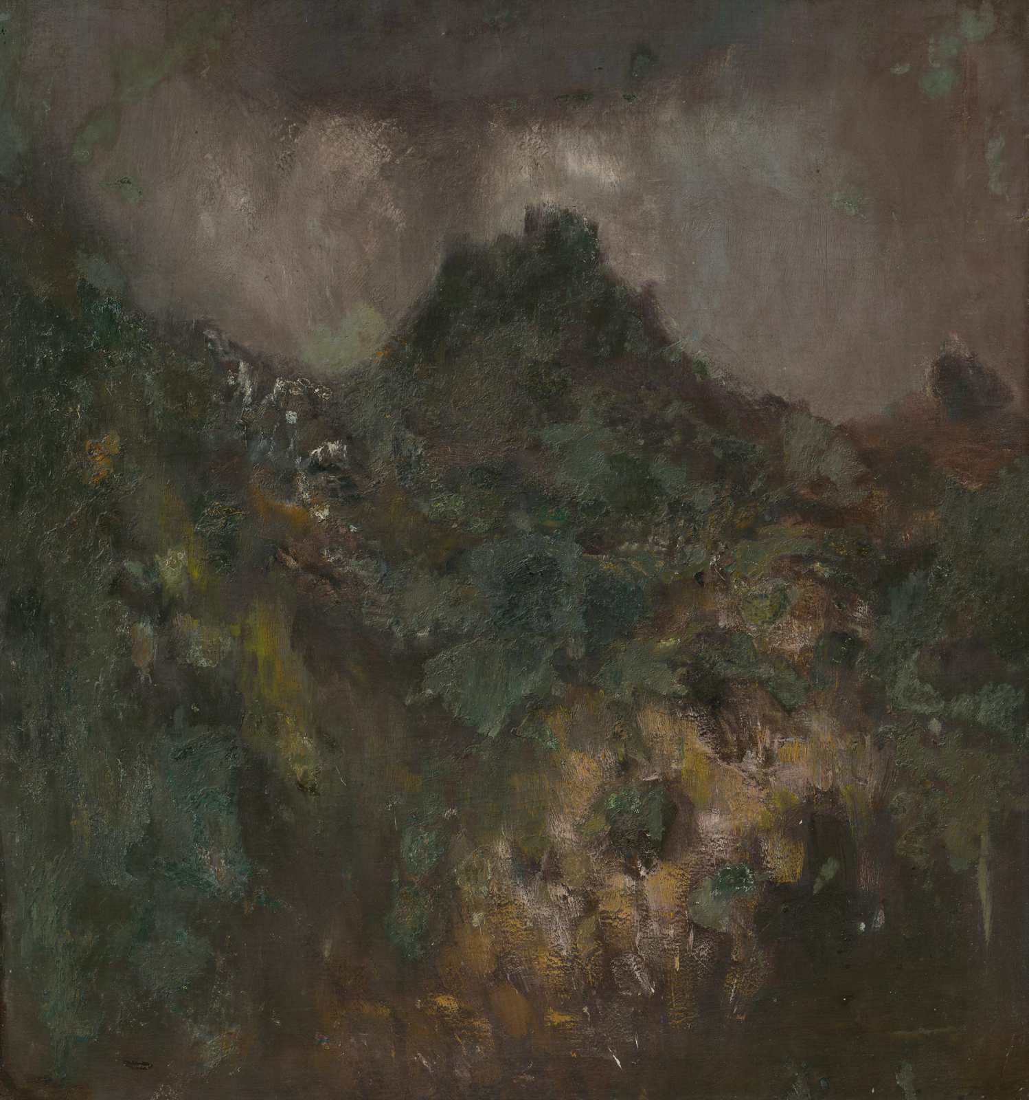 Moody Mountain Landscape Wall Art