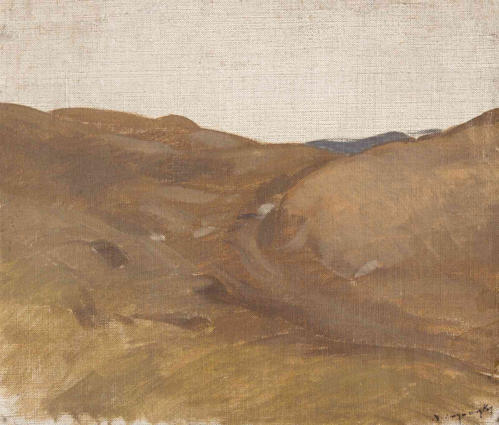 Serene Earth Tones Landscape Wall Art