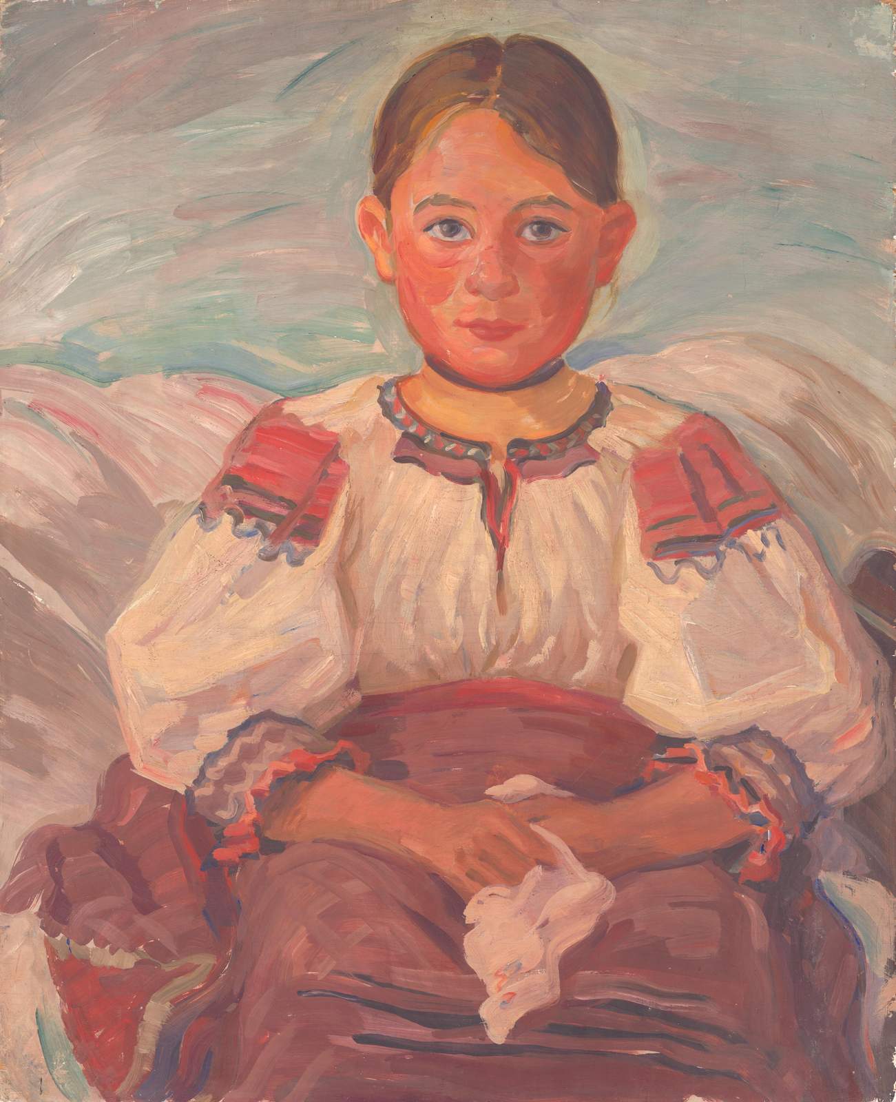 Serene Child Portrait Artwork Wall Art