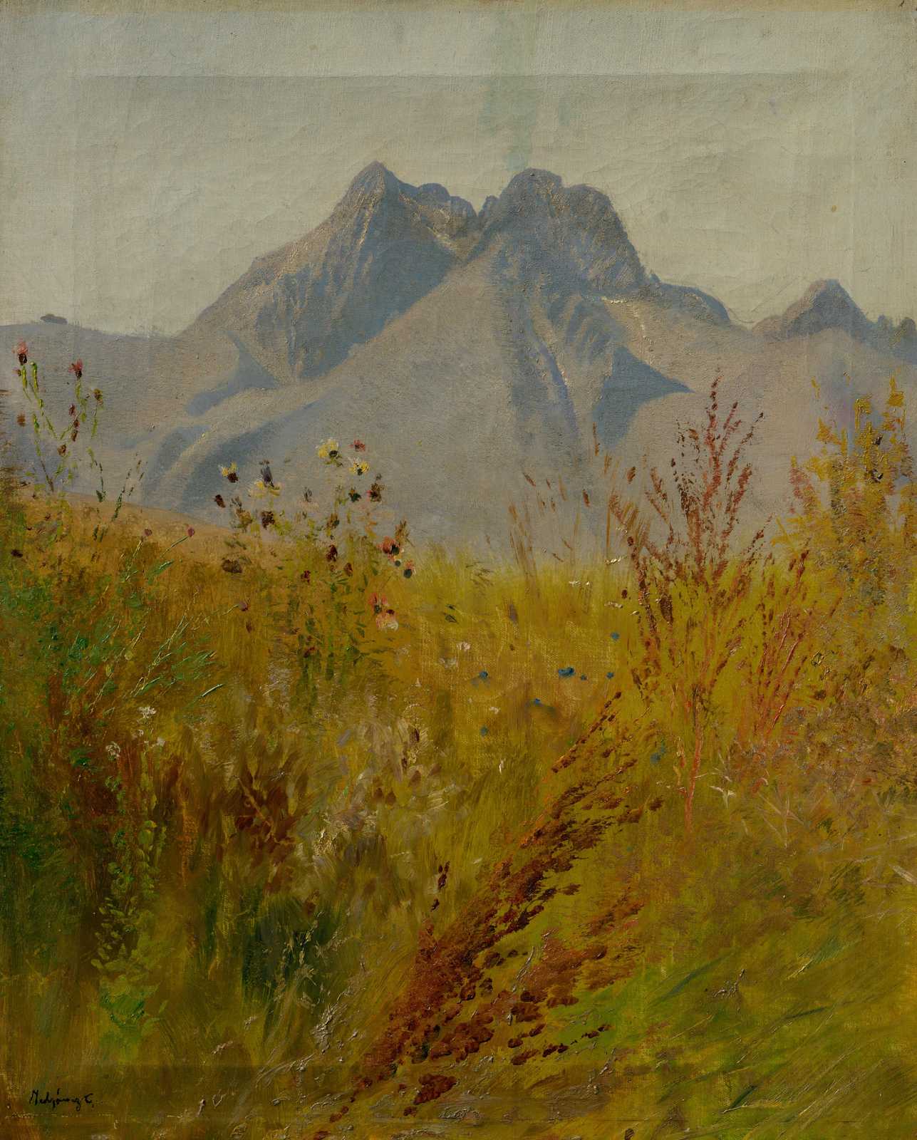 Majestic Mountain Meadow Wall Art