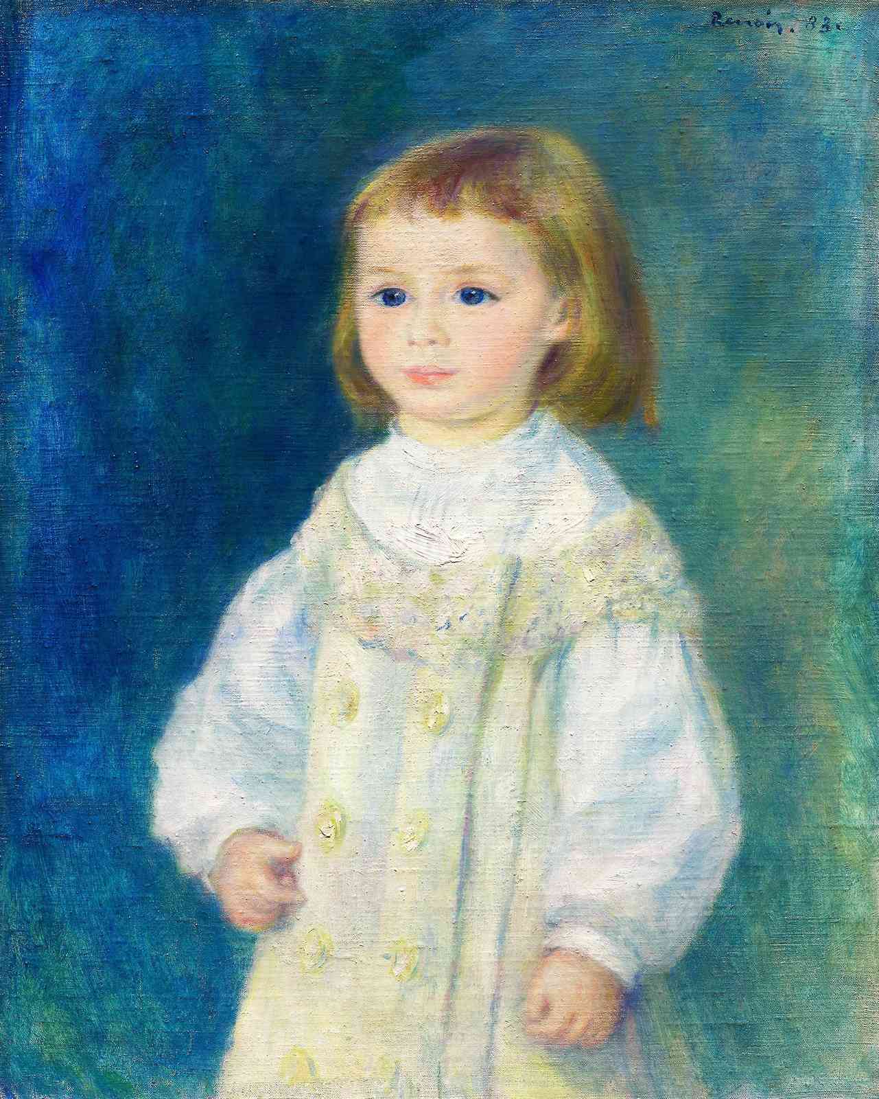 Impressionist Child Portrait Wall Art