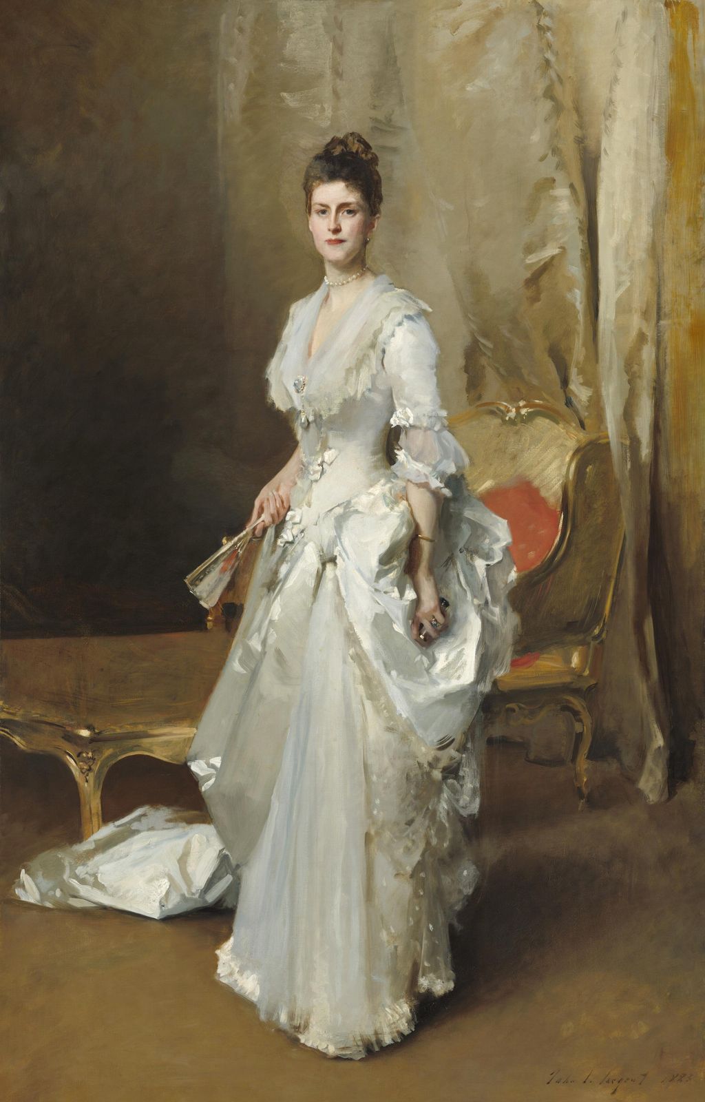 Elegant Lady Portrait Victorian Era Wall Art