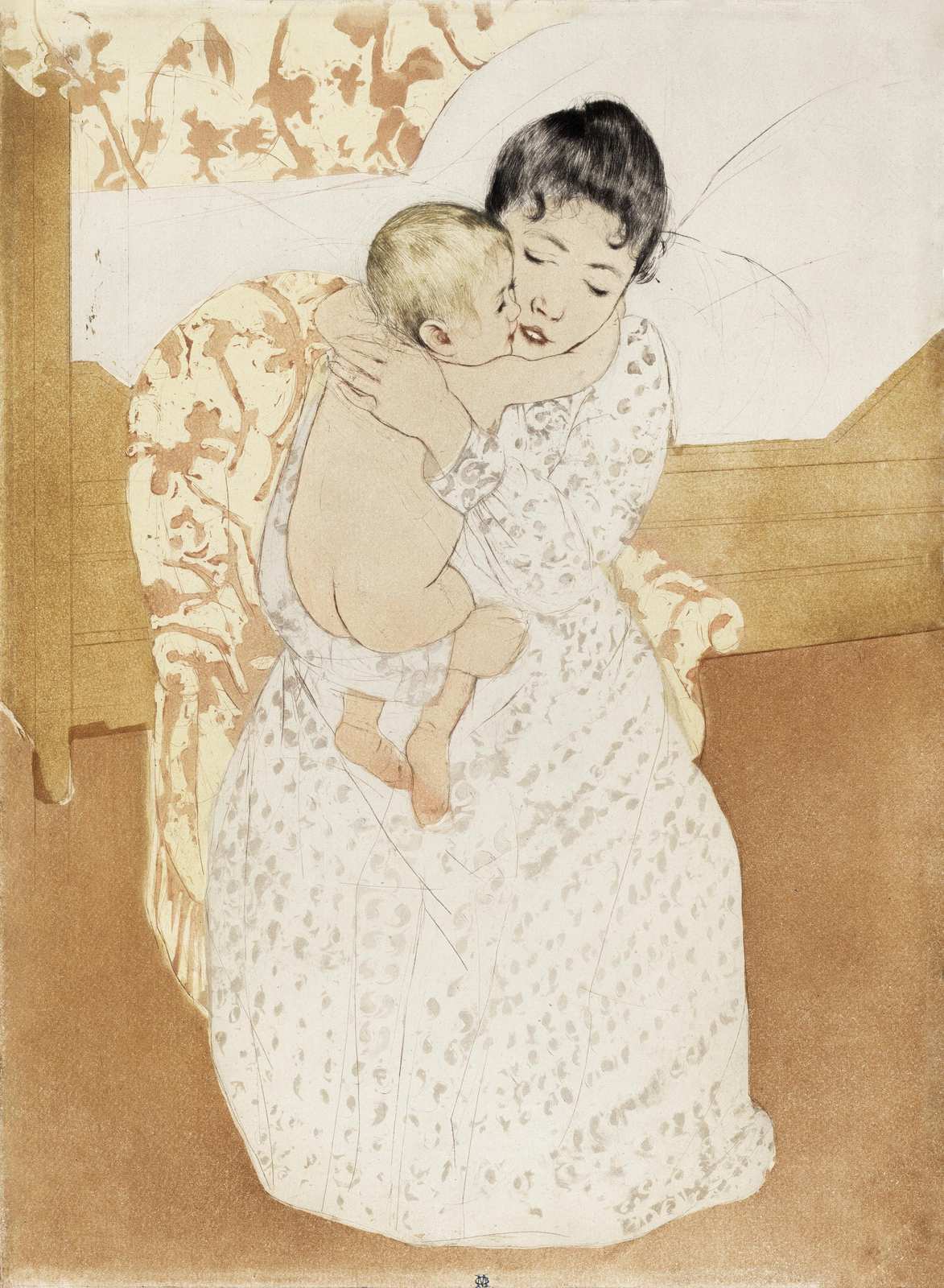 Mother and Child Embrace Wall Art