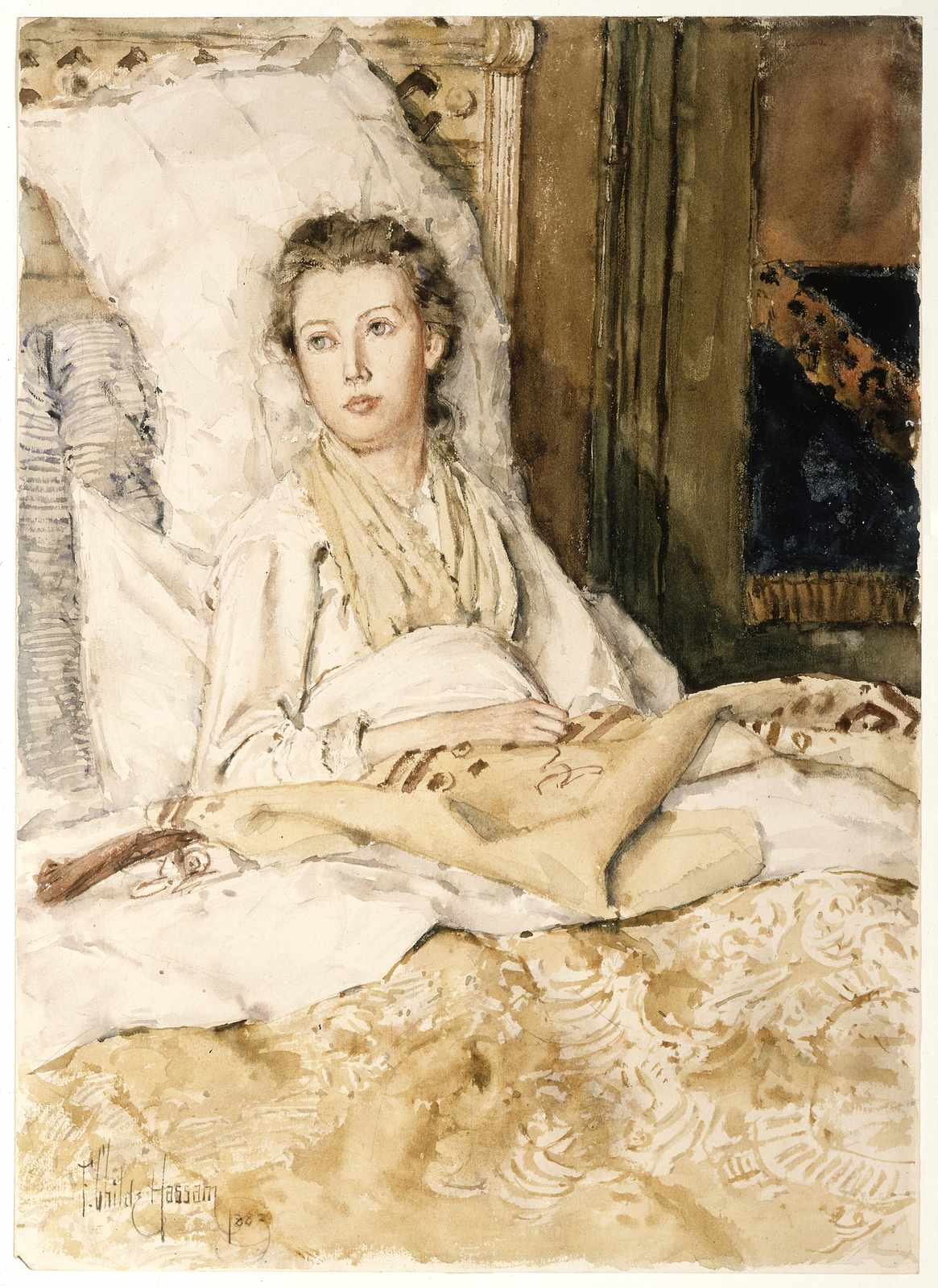 Victorian Portrait of a Young Woman Wall Art