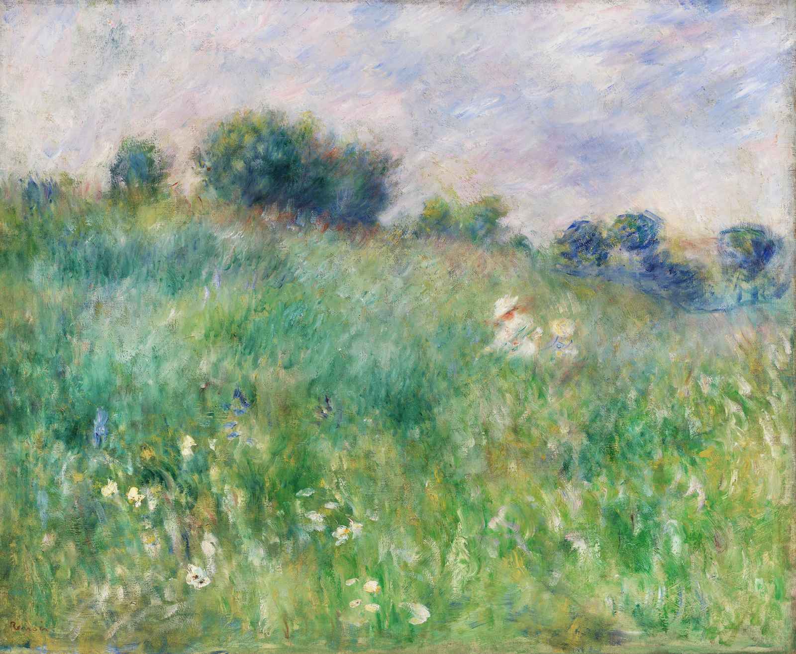 Impressionist Meadow Flowers Wall Art