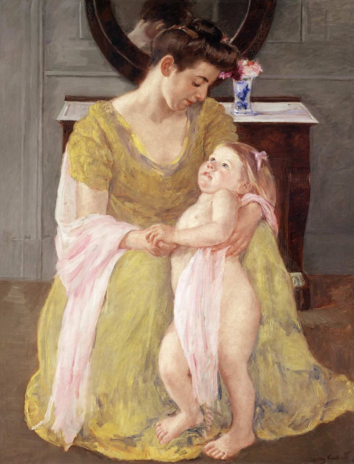 Mother and Child Embrace Wall Art