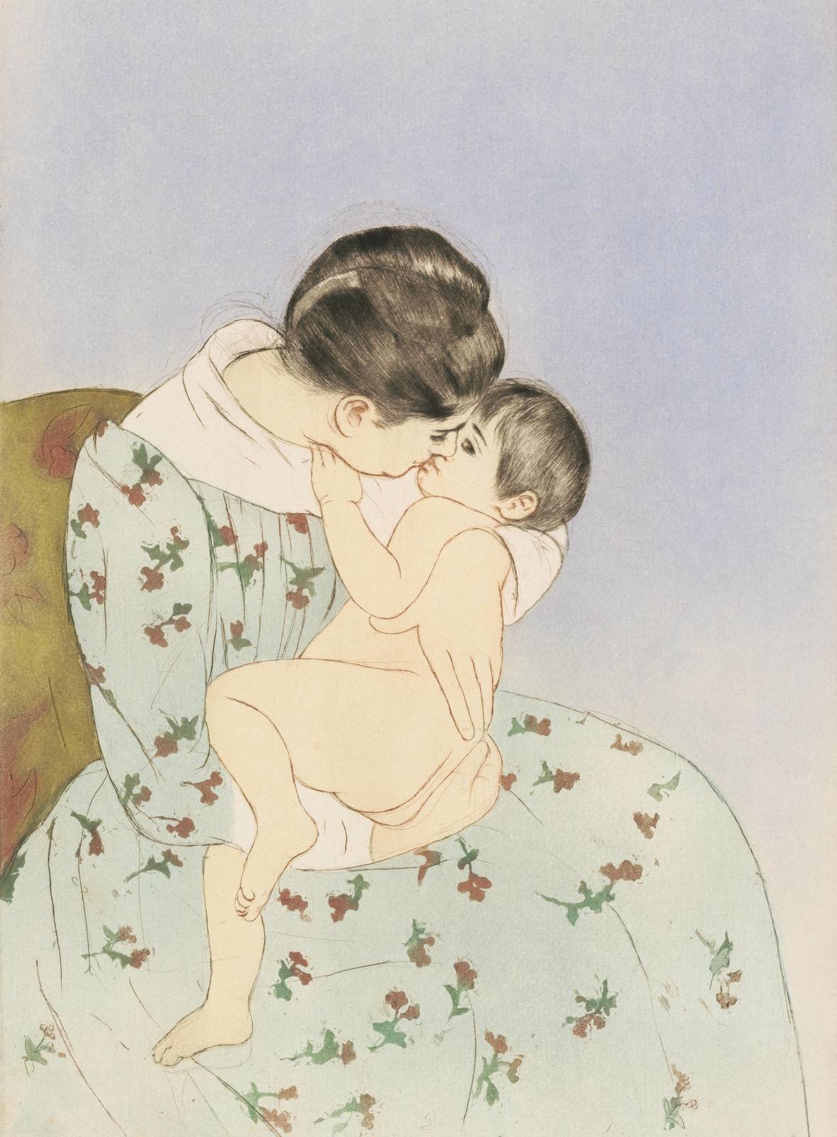 Tender Embrace Mother and Child Wall Art