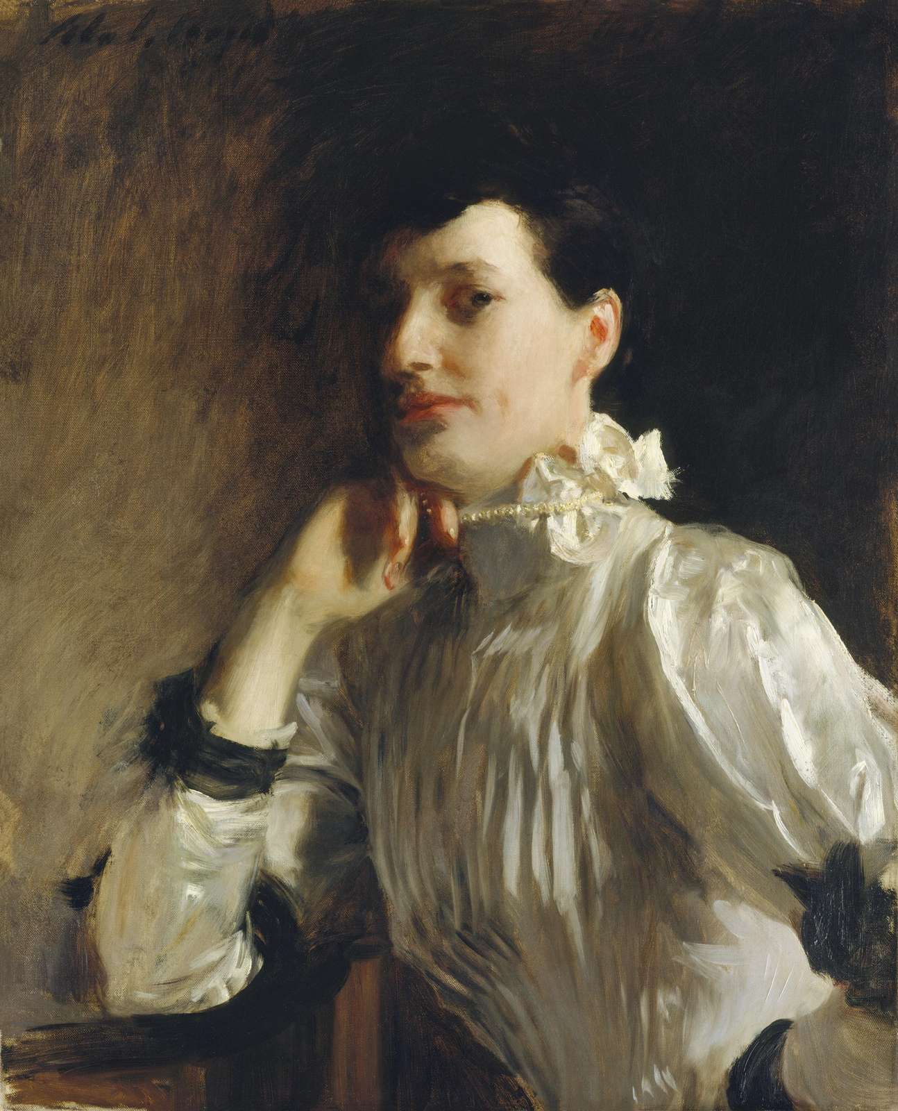 Elegant Lady Portrait Wall Art