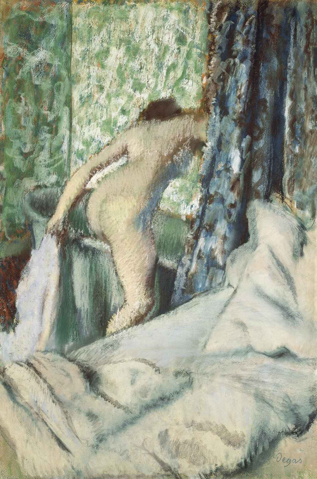Degas "The Bath" Impressionist Nude Wall Art