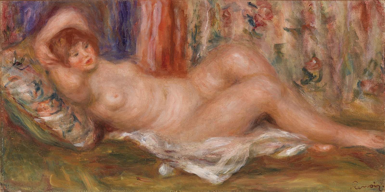 Renoir Nude Reclining Wall Art - Romantic Art