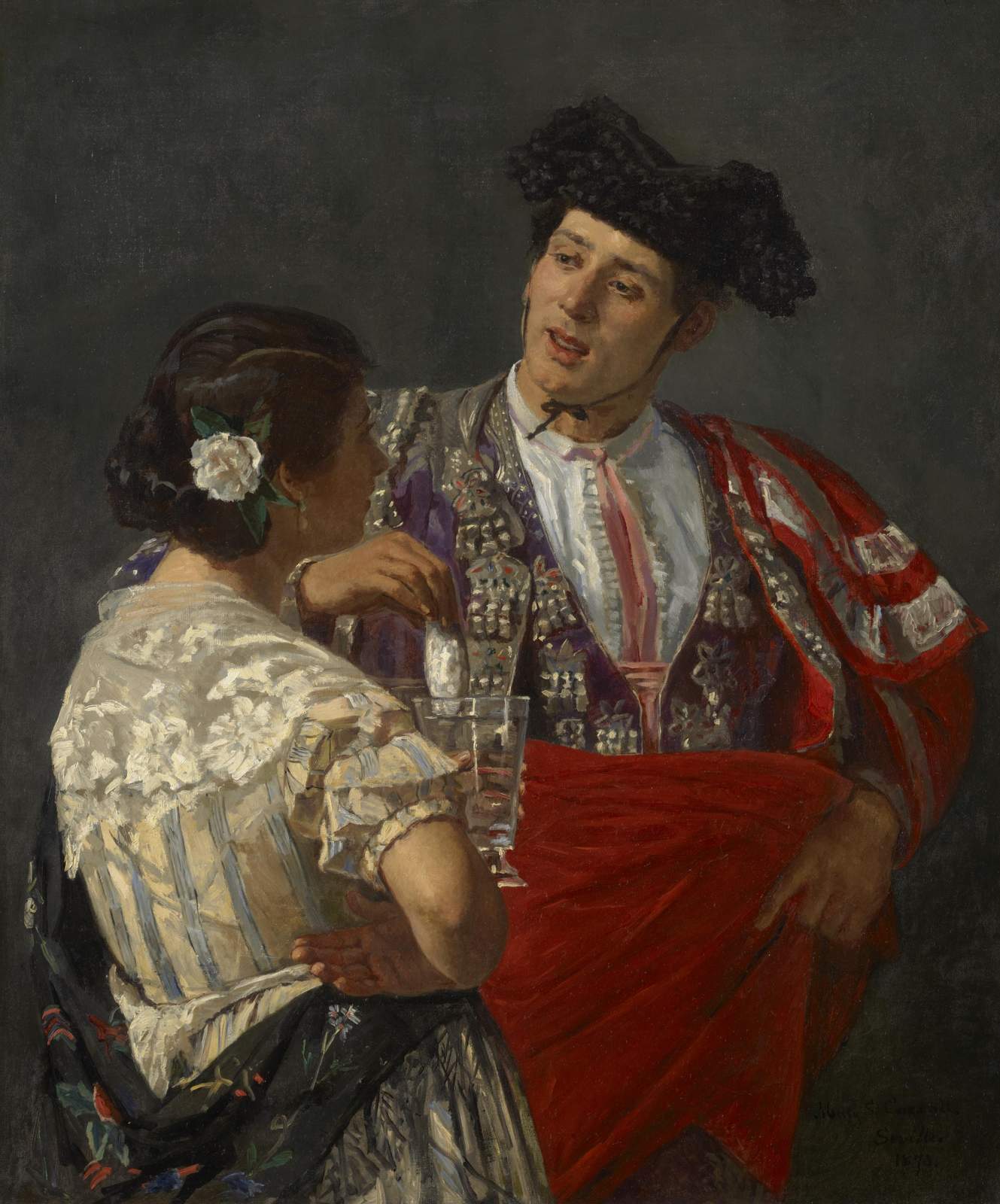 Spanish Romance: Matador & Woman Wall Art
