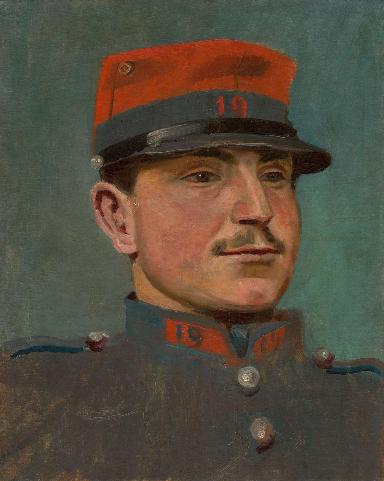 Vintage Soldier Portrait Wall Art - Military Art