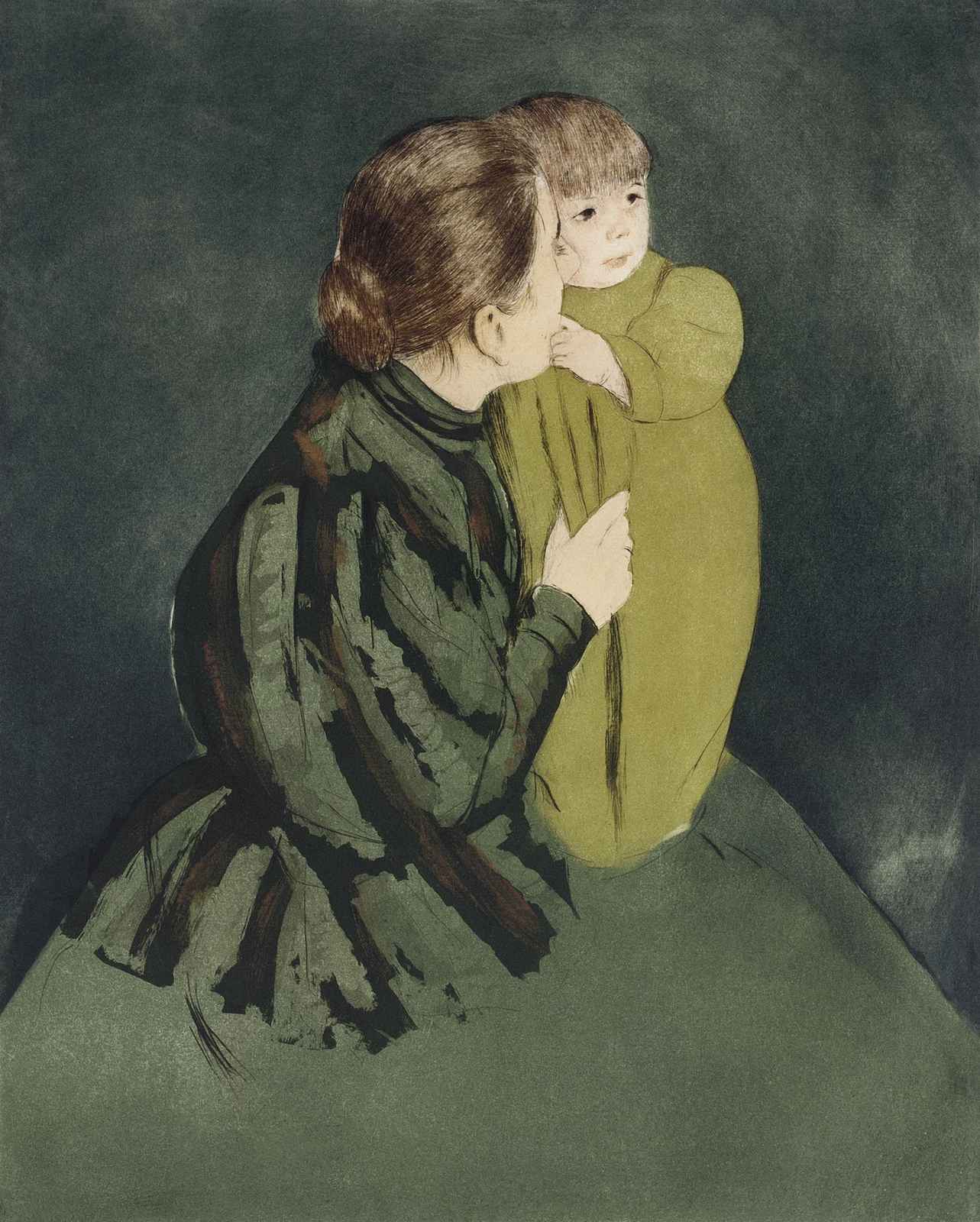 Mother and Child Embrace Wall Art