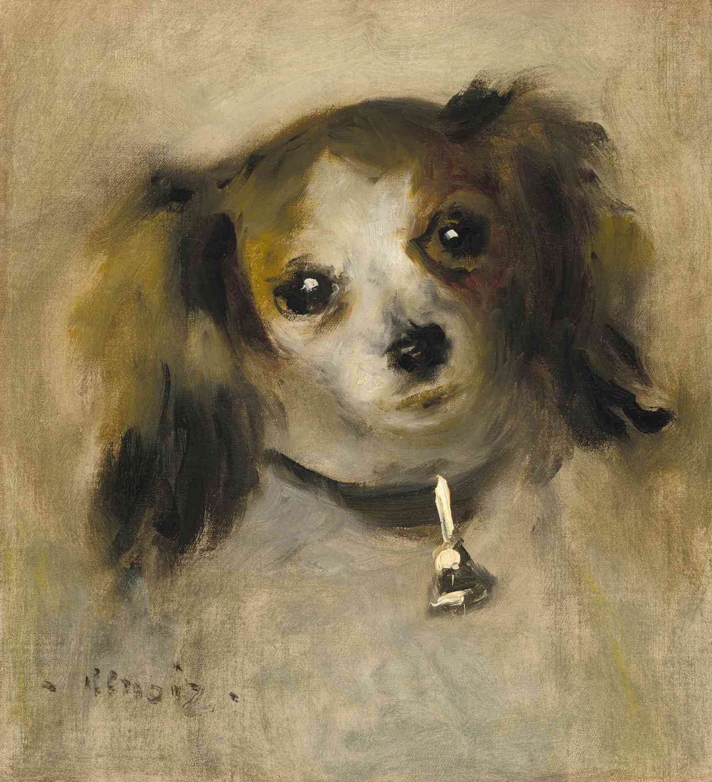 Loyal Hound Portrait Oil Painting Wall Art