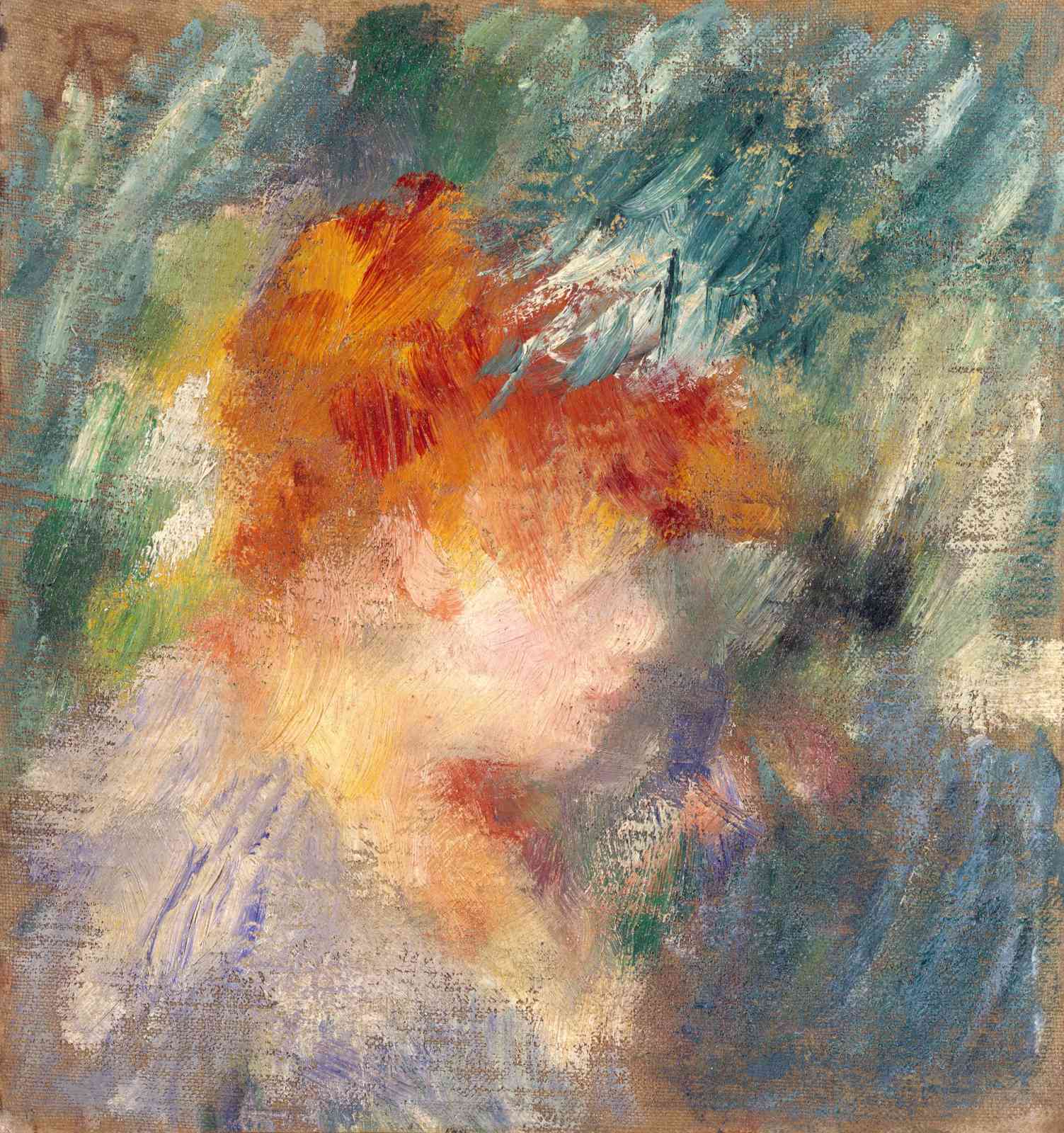 Vibrant Impressionist Portrait Wall Art