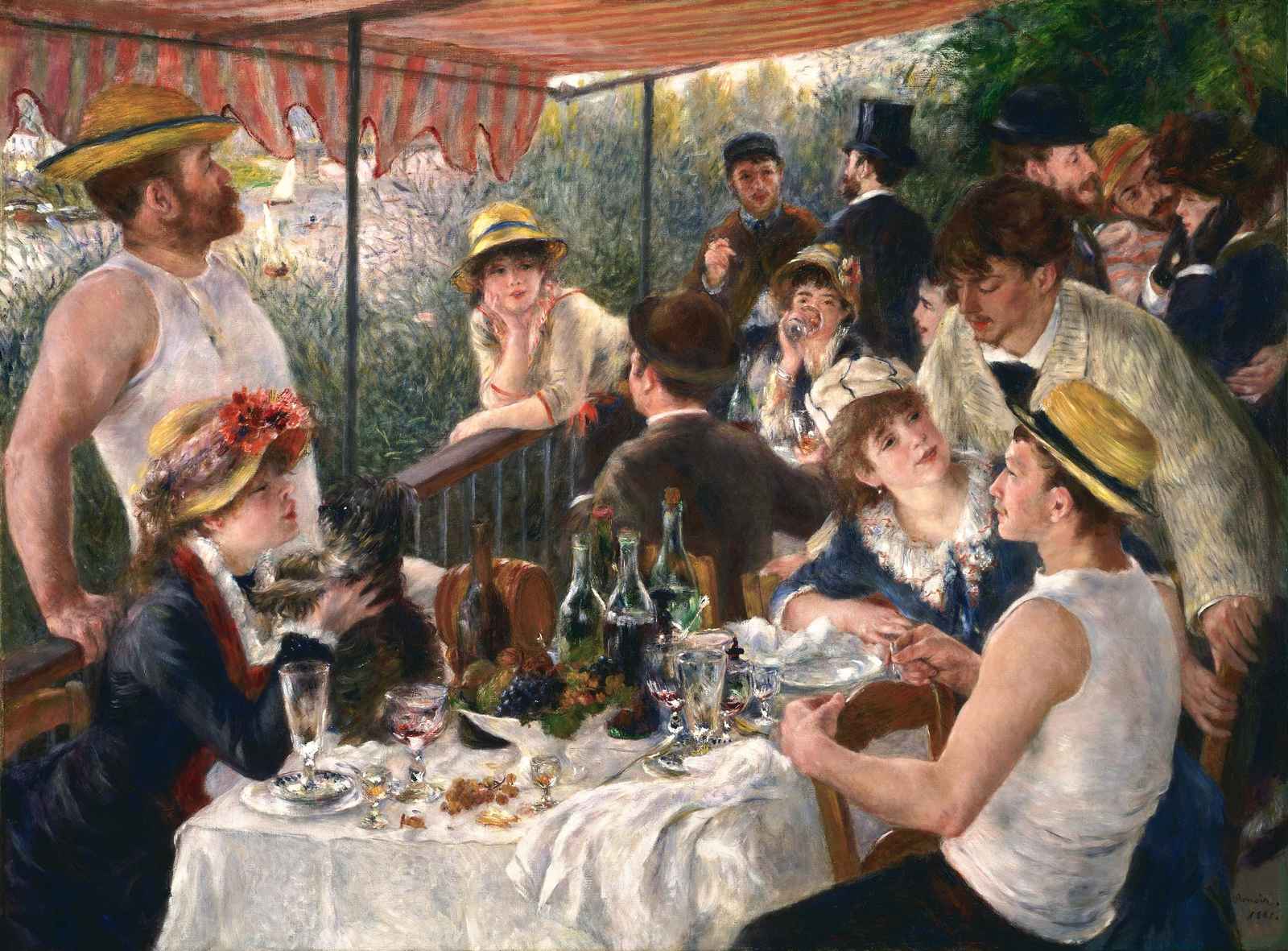 Renoir's Luncheon of the Boating Party Wall Art
