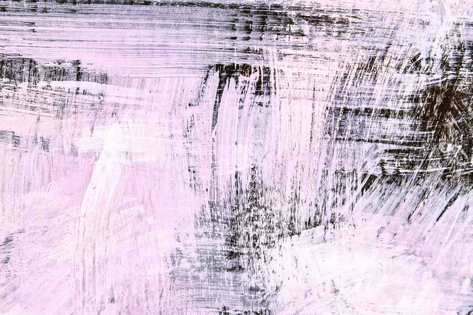 Abstract Pink & Black Texture Wall Art