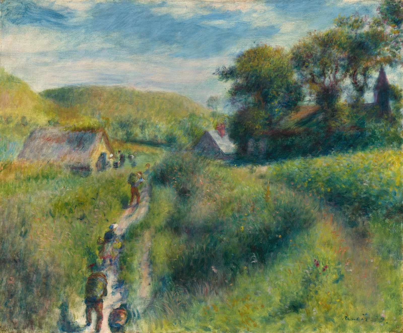 Impressionist Country Path Wall Art