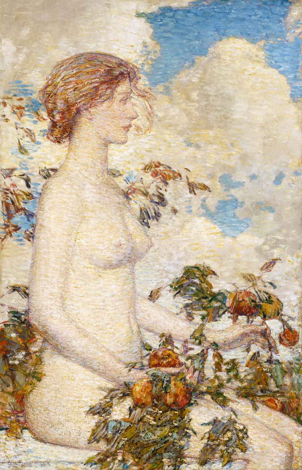 Serene Beauty: Impressionist Nude Wall Art